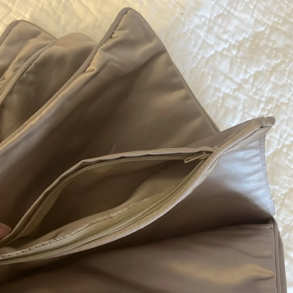 Satin Pillow Covers Hobby Lobby Set of 3 Taupe